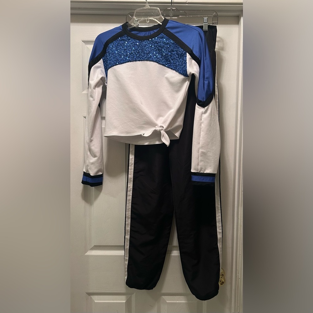 Weissman White Performance Fabric Hip Hop Costume